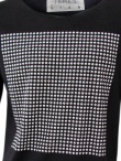 JAMES 0706 T-Shirt with Square Pattern