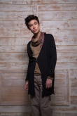 Nicolas & Mark Long Doubled Cardigan