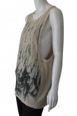 Nicolas & Mark Sleeveless branch print shirt 