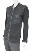 Nicolas & Mark Perforated Bomber Jacket 