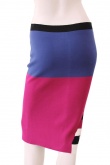 ONE CHOI Tubic Stripes skirt
