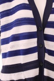 ONE CHOI Stripes Cardigan short sleevees