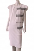 ONE CHOI Dress whit stripes on back