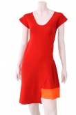 ONE CHOI Two Colours dress back opened