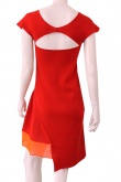 ONE CHOI Two Colours dress back opened
