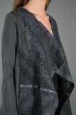 Nicolas & Mark Pierced Leather Jacket