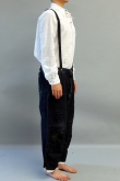 Marc Point Suspender Denim Pants 