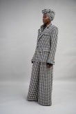 Marc Point Doublebreasted pied de poulle coat