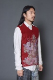 Marc Point Printed V-neck Vest