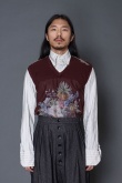 Marc Point Printed V-neck vest