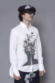 Marc Point Button Down Printed Shirt 