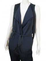 Nicolas & Mark Sleeveless Draped Waistcoat