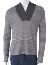 Nicolas & Mark Maglia m/l collo sciallato