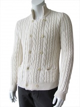 Giulio Bondi Double-breasted braided cardigan