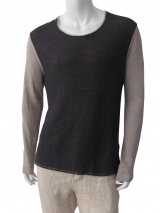 Nicolas & Mark T-Shirt in jersey doppio scavo a V