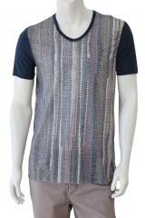 Nicolas & Mark T-Shirt M/M scavo V con stampa