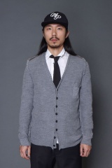Marc Point Cardigan in Lana Merino
