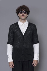 Marc Point Jersey Cardigan ¾ sleeves