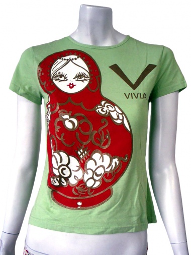 Vivia Ferragamo T-Shirt Stampa Matrioska