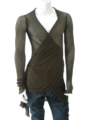 Rick Owens Shawled cardigan