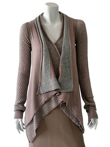Angelos-Frentzos Cardigan in double net Marlen