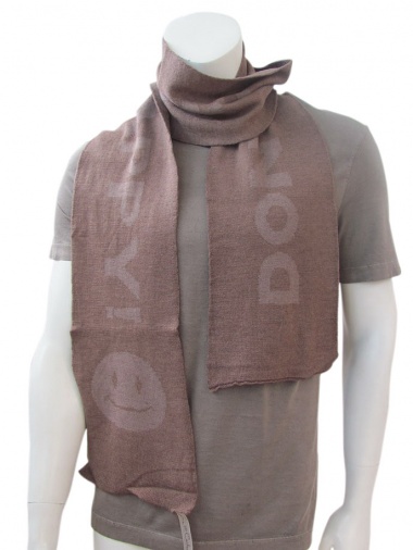 Jan & Carlos Scarf with text