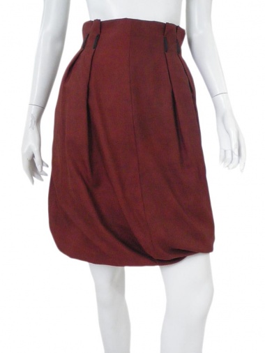 Angelos-Frentzos Balloon skirt with sewed pleats