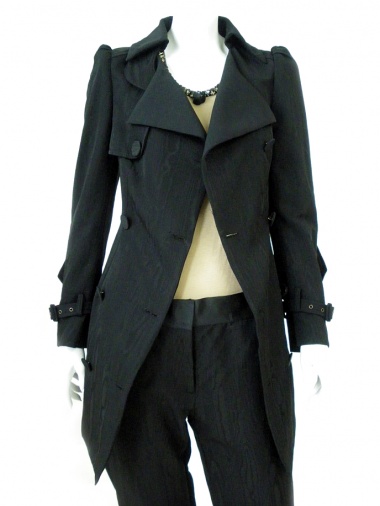 Angelos-Frentzos Trench with curled sleeve