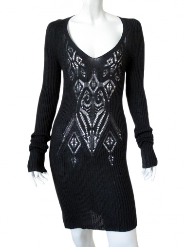 Angelos Frentzos Pre Ribbed knit with inlay