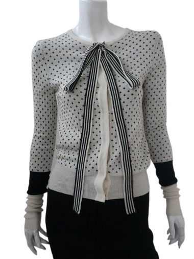 Alberto Incanuti Cardigan con fiocco