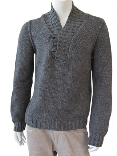 Nicolas & Mark Shawl Neck Sweater