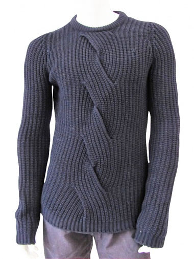 Giulio Bondi Maxi Cable-knit Crewneck Sweater