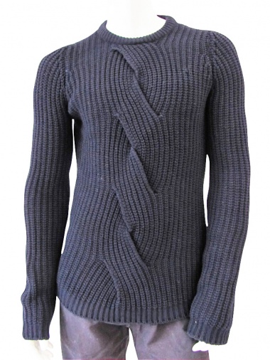 Giulio Bondi  Maxi Cable-knit Crewneck Sweater