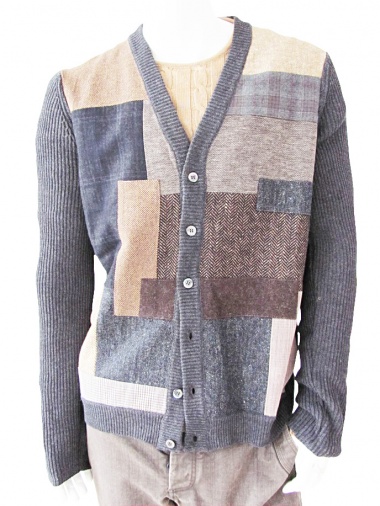 T-Shirt Patchwork Cardigan