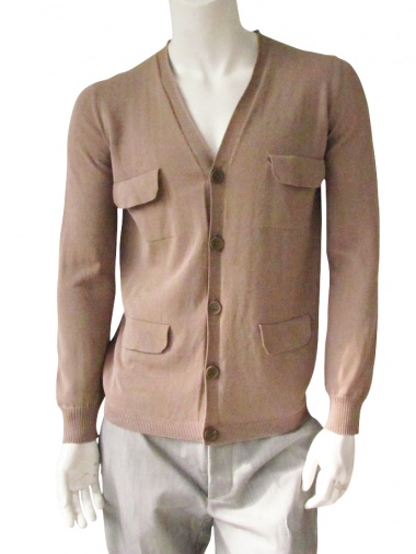 Giulio Bondi Cardigan con 4 tasche