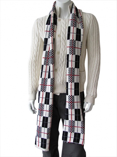 Giulio Bondi Patchwork scarf