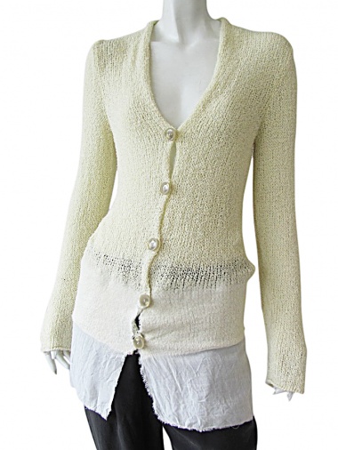 Nicolas & Mark Cardigan Giallo Limone