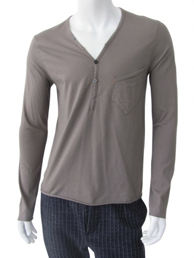 Nicolas & Mark T-Shirt con bottoni e taschino