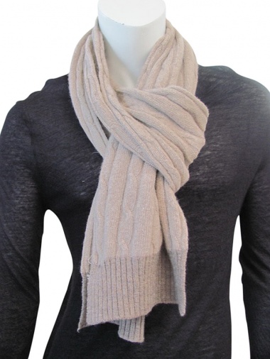 Nicolas & Mark Cable Knit Scarf