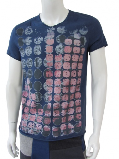 Nicolas & Mark T-Shirt m/c taglio vivo