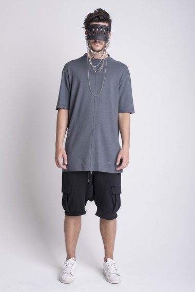 JAMES 0706 T-shirt collo coreana