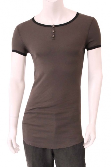 Nicolas & Mark T-shirt with button m/m