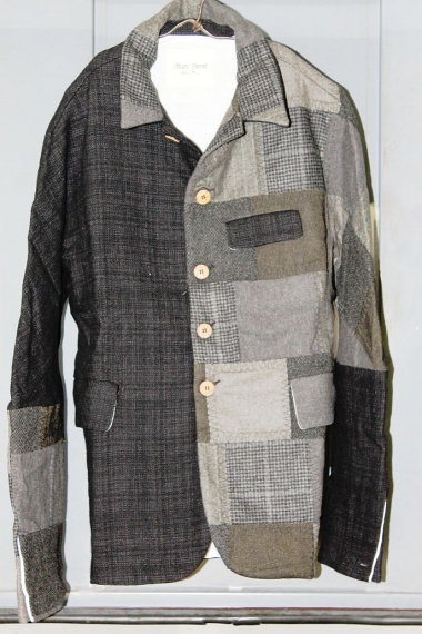 Marc Point Giacca patchwork collo camicia