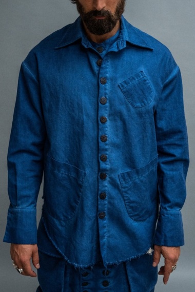 Marc Point Dyeing shirt jacket
