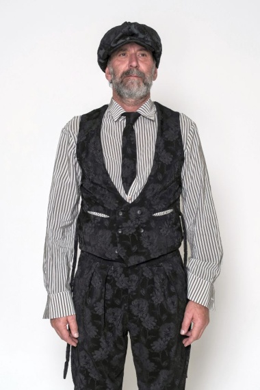 Marc Point Flower Jacquard Tie